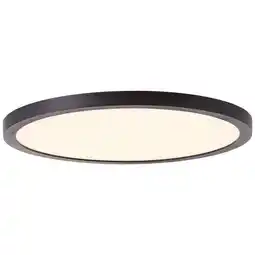 Praxis Brilliant plafondlamp LED Tuco zwart wit 16W aanbieding
