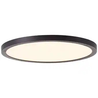 Praxis Brilliant plafondlamp LED Tuco zwart wit 16W aanbieding