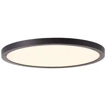 Praxis Brilliant plafondlamp LED Tuco zwart wit 16W aanbieding