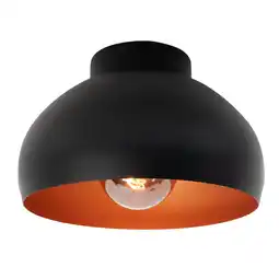 Praxis EGLO plafondlamp Mogano zwart koper ⌀30cm E27 aanbieding