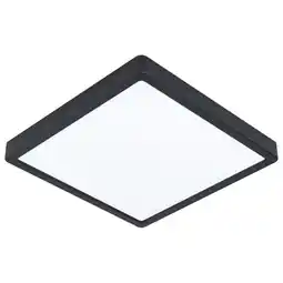 Praxis EGLO plafondlamp Fueva 5 zwart vierkant 20W aanbieding