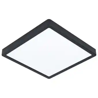 Praxis EGLO plafondlamp Fueva 5 zwart vierkant 20W aanbieding