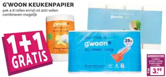 Coop G'WOON KEUKENPAPIER aanbieding