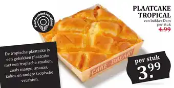 Coop PLAATCAKE TROPICAL aanbieding