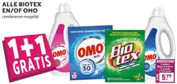 Coop ALLE BIOTEX EN/OF OMO aanbieding