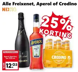 Coop Alle Freixenet, Aperol of Crodino aanbieding