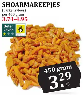 Coop SHOARMAREEPJES aanbieding
