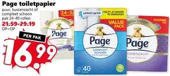 Coop Page toiletpapier aanbieding