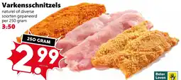 Coop Varkensschnitzels aanbieding