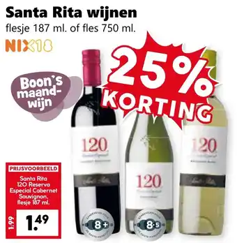 Coop Santa Rita wijnen aanbieding