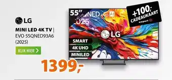 Expert LG MINI LED EVO 55QNED93A6 (2025) aanbieding