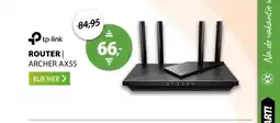 Expert TP-Link Archer AX55 AX3000 Dual-Band Gigabit WiFi 6 Router aanbieding