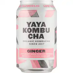Jumbo Yaya Kombucha Ginger 330ML aanbieding