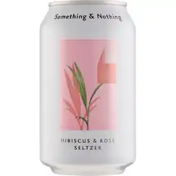 Jumbo Something & Nothing Hibiscus & Rose Seltzer Drank 330 ml aanbieding