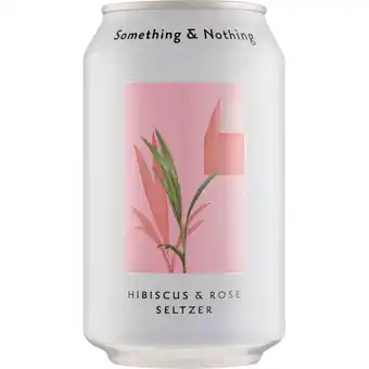 Jumbo Something & Nothing Hibiscus & Rose Seltzer Drank 330 ml aanbieding