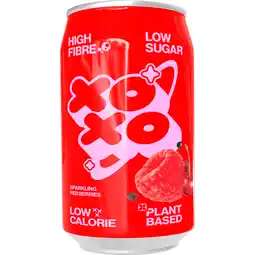 Jumbo XOXO Red Berries Sparkling Soda330ML aanbieding