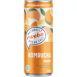 Jumbo Nexba Kombucha Mango Blik 330 ML aanbieding