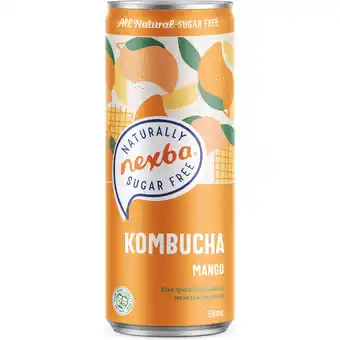Jumbo Nexba Kombucha Mango Blik 330 ML aanbieding