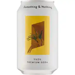 Jumbo Something & Nothing Yuzu Premium Soda 330 ml aanbieding