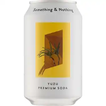 Jumbo Something & Nothing Yuzu Premium Soda 330 ml aanbieding