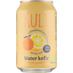 Jumbo Kult Sparkling Water Kefir Yuzu & Mandarin 33 cl aanbieding