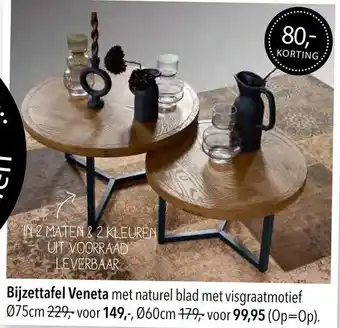Pronto wonen Bijzettafel Veneta aanbieding