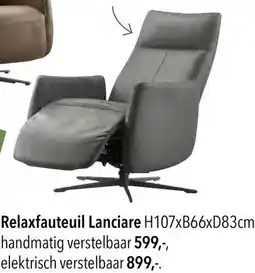 Pronto wonen Relaxfauteuil Lanciare aanbieding