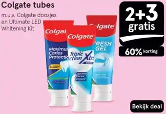 Etos Colgate tubes aanbieding