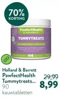 Holland & Barrett PawfectHealth Tummytreats Pre- en Probiotica Kat - 90 soft treats aanbieding