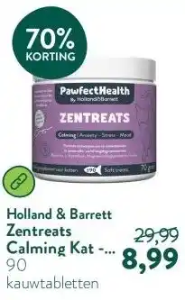 Holland & Barrett Zentreats Calming Kat - 90 soft treats aanbieding