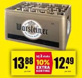 Nettorama Warsteiner bier aanbieding