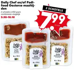 Coop Daily Chef en/of Padifood Oosterse maaltijden aanbieding