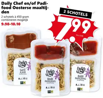 Coop Daily Chef en/of Padifood Oosterse maaltijden aanbieding