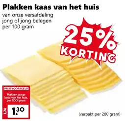 Coop Plakken kaas van het huis aanbieding