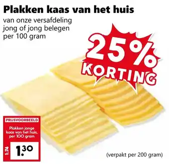 Coop Plakken kaas van het huis aanbieding