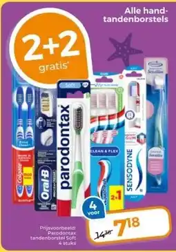 Trekpleister Alle hand- tandenborstels aanbieding