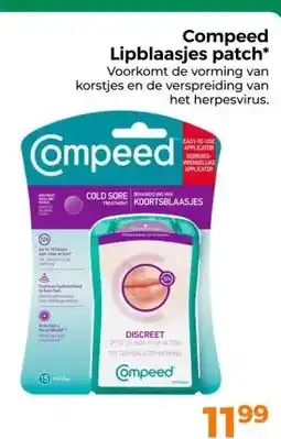 Trekpleister Compeed Lipblaasjes patch aanbieding
