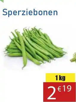 Tanger Markt Sperziebonen aanbieding