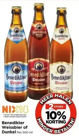 Vomar Voordeelmarkt Benedikter Weissbier of Dunkel aanbieding