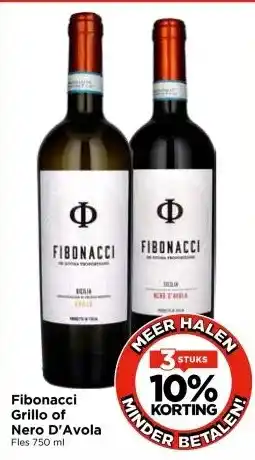 Vomar Voordeelmarkt Fibonacci Grillo of Nero D'Avola aanbieding
