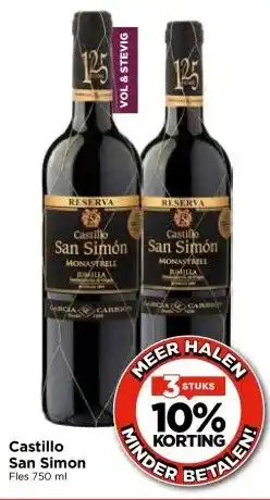 Vomar Voordeelmarkt Castillo San Simon aanbieding