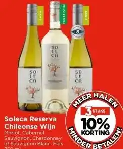 Vomar Voordeelmarkt Soleca Reserva Chileense Wijn aanbieding