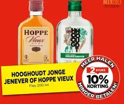 Vomar Voordeelmarkt HOOGHOUDT JONGE JENEVER OF HOPPE VIEUX aanbieding