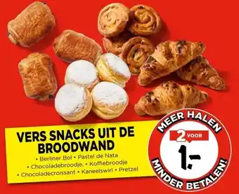 Vomar Voordeelmarkt VERS SNACKS UIT DE BROODWAND aanbieding