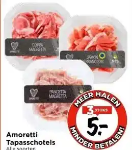 Vomar Voordeelmarkt Amoretti Tapasschotels aanbieding