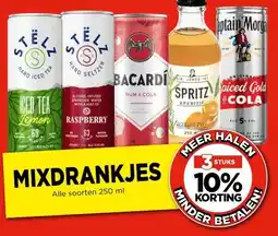 Vomar Voordeelmarkt MIXDRANKJES aanbieding