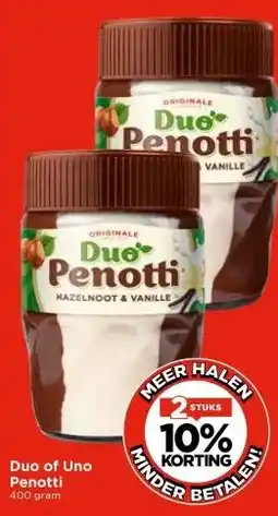 Vomar Voordeelmarkt Duo of Uno Penotti aanbieding