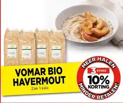 Vomar Voordeelmarkt VOMAR BIO HAVERMOUT aanbieding