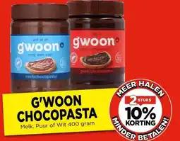 Vomar Voordeelmarkt G'WOON CHOCOPASTA aanbieding