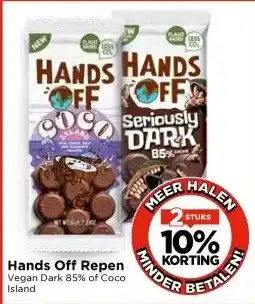 Vomar Voordeelmarkt Hands Off Repen aanbieding